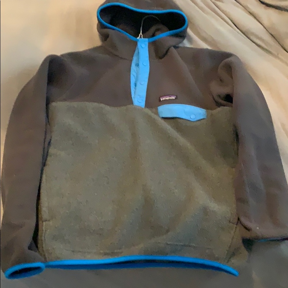 Mens Patagonia hooded fleece